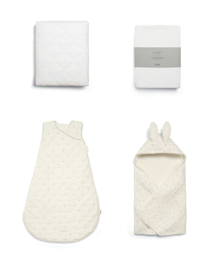 Mamas & Papas Nursery Bundle Bedding Bundle (4 Pieces) - Welcome To The World Seedling