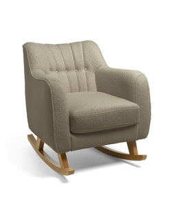 Mamas & Papas Nursing Chair Sets Hilston Nursing Chair & Footstool Set - Mink Boucle