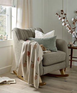 Mamas & Papas Nursing Chair Sets Hilston Nursing Chair & Footstool Set - Mink Boucle