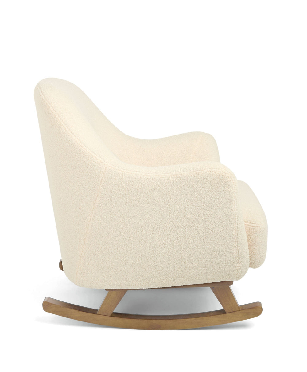 Mamas &amp; Papas Nursing Chair Sets Penrose Nursing Chair &amp; Stool - Off White Boucle