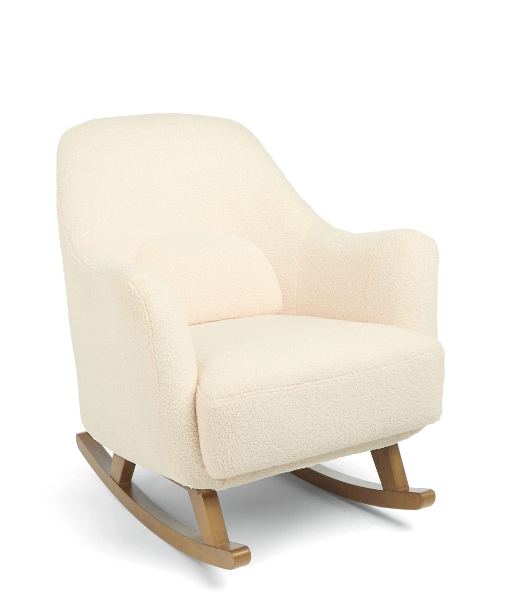 Mamas &amp; Papas Nursing Chair Sets Penrose Nursing Chair &amp; Stool - Off White Boucle