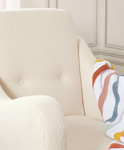 Mamas & Papas Nursing Chairs Bowdon Nursing Chair & Footstool Set - Off White Boucle