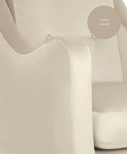 Mamas & Papas Nursing Chairs Bowdon Nursing Chair - Latte Velvet