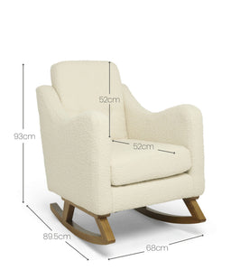 Mamas & Papas Nursing Chairs Bowdon Nursing Chair - Oyster Chenille Boucle