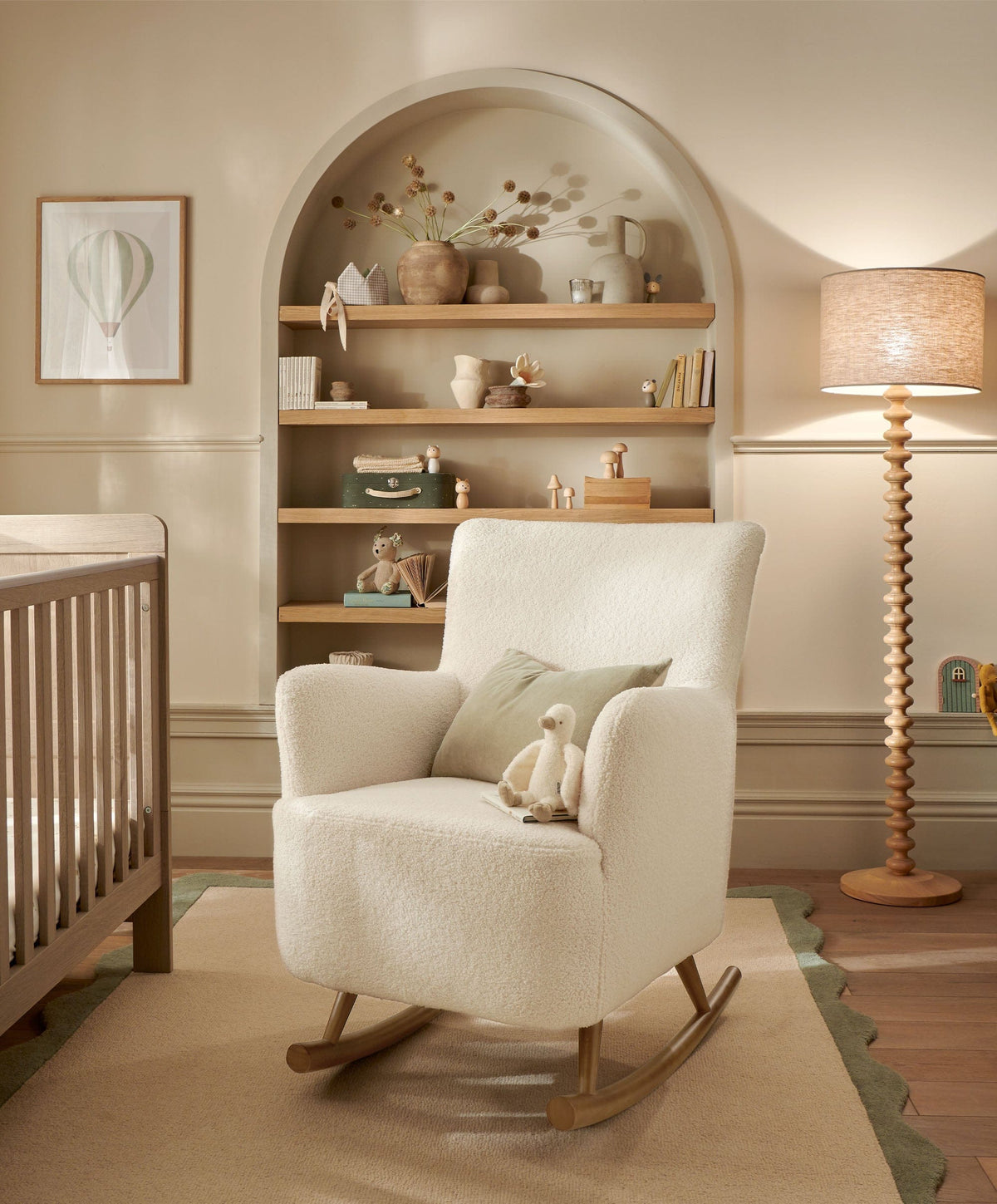 Mamas & Papas Nursing Chairs Elwood Nursing Chair - Off White Boucle