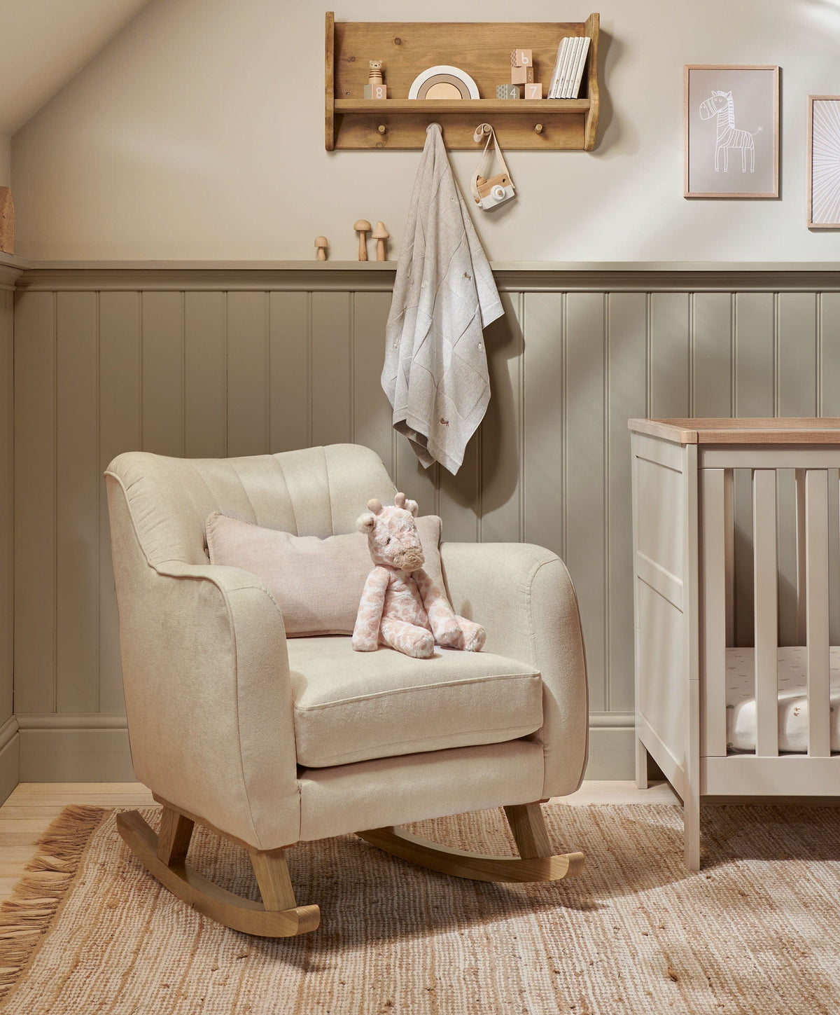 Mamas & Papas Nursing Chairs Hilston Nursing Chair - Camel Woven