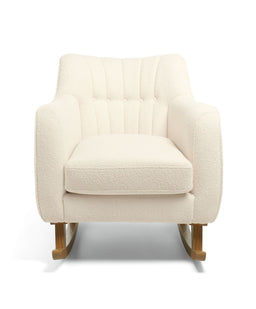 Mamas & Papas Nursing Chairs Hilston Nursing Chair & Footstool Set - Off White Boucle
