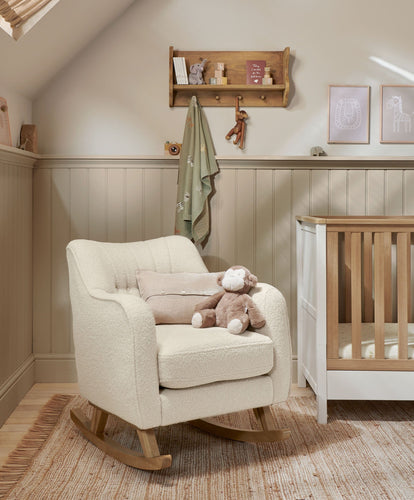 Mamas & Papas Nursing Chairs Hilston Nursing Chair - Off White Boucle