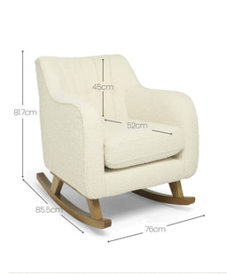 Mamas & Papas Nursing Chairs Hilston Nursing Chair - Oyster Chenille Boucle