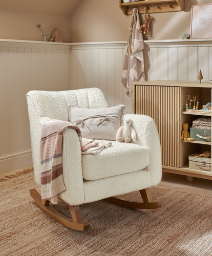 Mamas & Papas Nursing Chairs Hilston Nursing Chair - Oyster Chenille Boucle