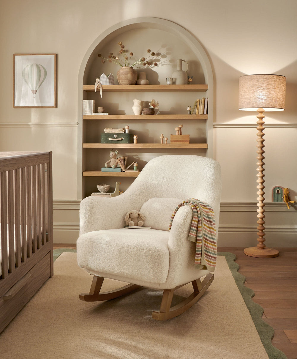 Mamas &amp; Papas Nursing Chairs Penrose Nursing Chair - Off White Boucle