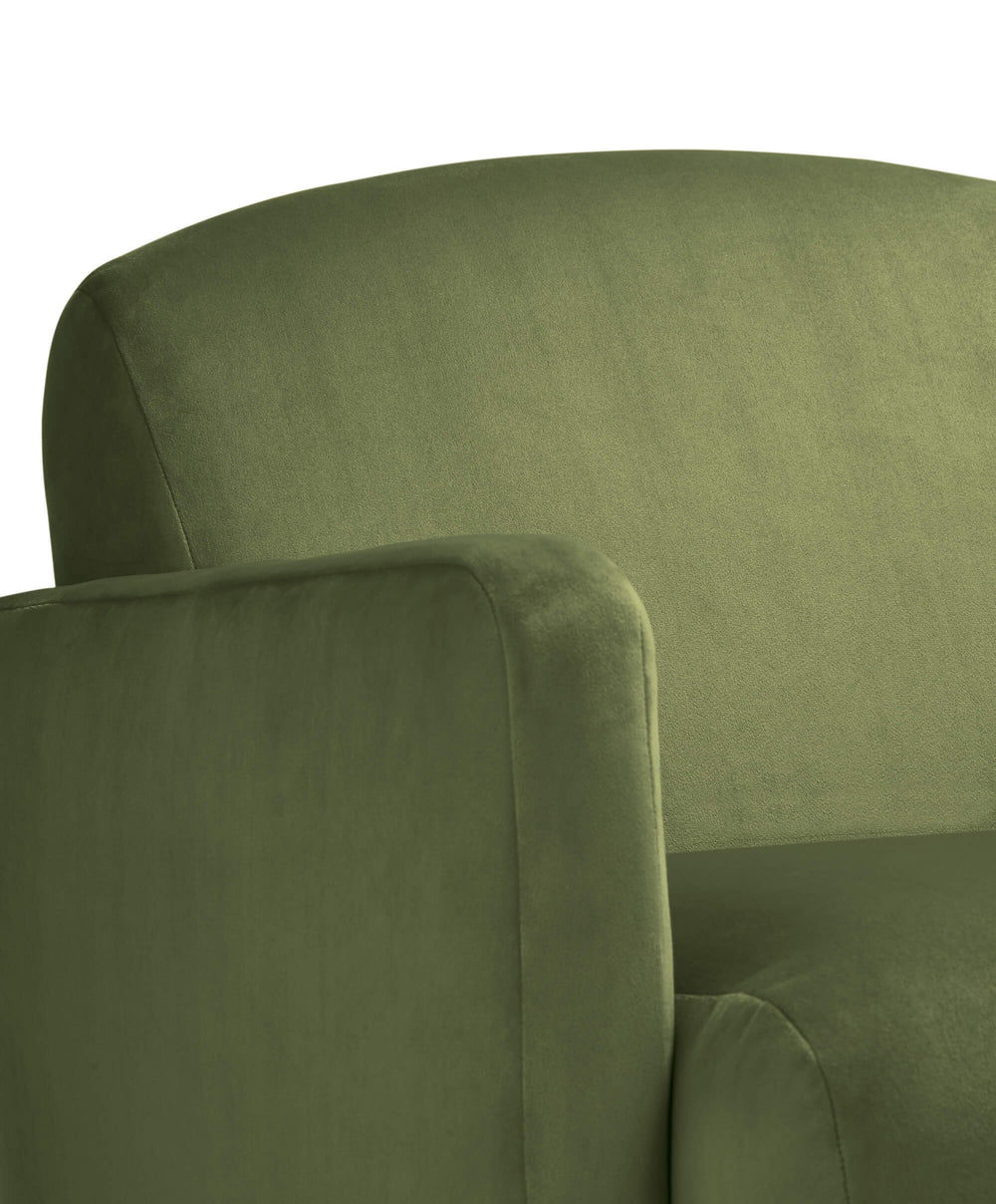 Mamas &amp; Papas Nursing Chairs Royton Nursing Chair - Olive Velvet