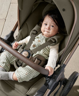 Mamas & Papas Ocarro 2 Complete bundle with Cybex Aton B2 i-Size Baby Car Seat & Base (8 Piece) - Evergreen