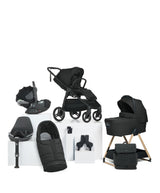 Mamas & Papas Ocarro 2 Complete Pushchair Bundle with Cybex Cloud T i-Size + Baby Car Seat (9 Pieces) - Eclipse