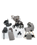 Mamas & Papas Ocarro 2 Complete Pushchair Bundle with Cybex Cloud T i-Size + Baby Car Seat (9 Pieces) - Heritage