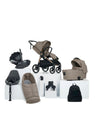 Mamas & Papas Ocarro 2 Complete Pushchair Bundle with Cybex Cloud T i-Size Rotating Baby Car Seat & Base (8 Pieces) - Oatmeal
