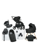 Mamas & Papas Ocarro 2 Complete Pushchair Bundle with Cybex Cloud T i-Size Rotating Baby Car Seat & Base - (9 Pieces) - Eclipse