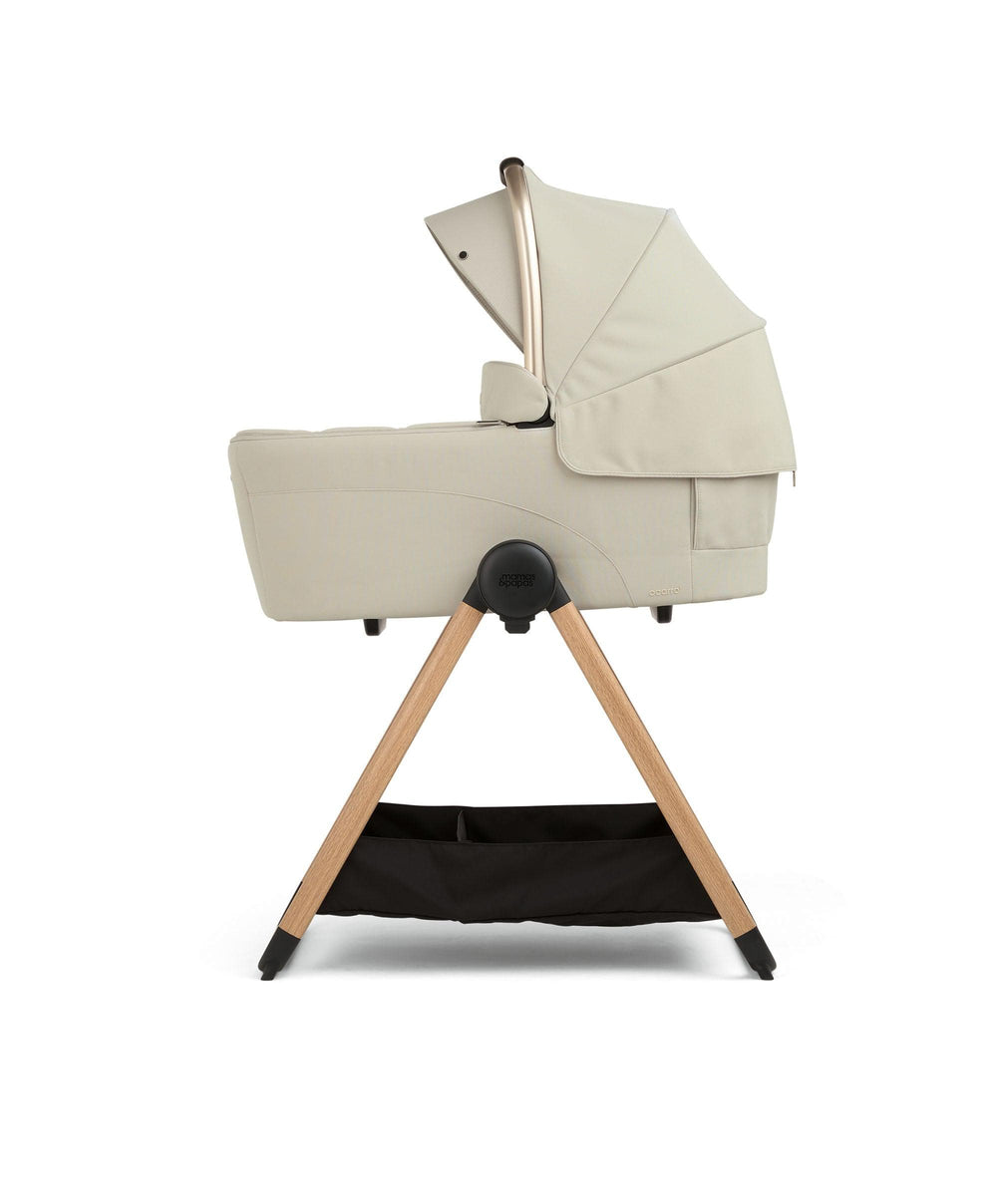 Mamas &amp; Papas Ocarro 2 Complete Pushchair Bundle with Cybex Cloud T i-Size Rotating Baby Car Seat &amp; Base - (9 Pieces) - Shell/Cozy Beige