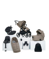 Mamas & Papas Ocarro 2 Complete Pushchair Bundle with Maxi-Cosi Pebble 360 Pro2 Car Seat (8 Pieces) - Oatmeal