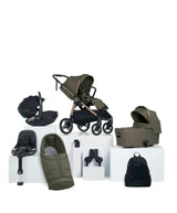 Mamas & Papas Ocarro 2 Complete Pushchair Bundle with Maxi-Cosi Pebble 360 Pro2 Car Seat & Base (8 Pieces) - Evergreen