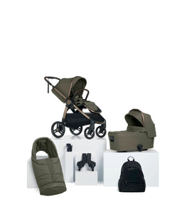 Mamas & Papas Ocarro 2 Essential Pushchair Bundle (6 Pieces) - Evergreen