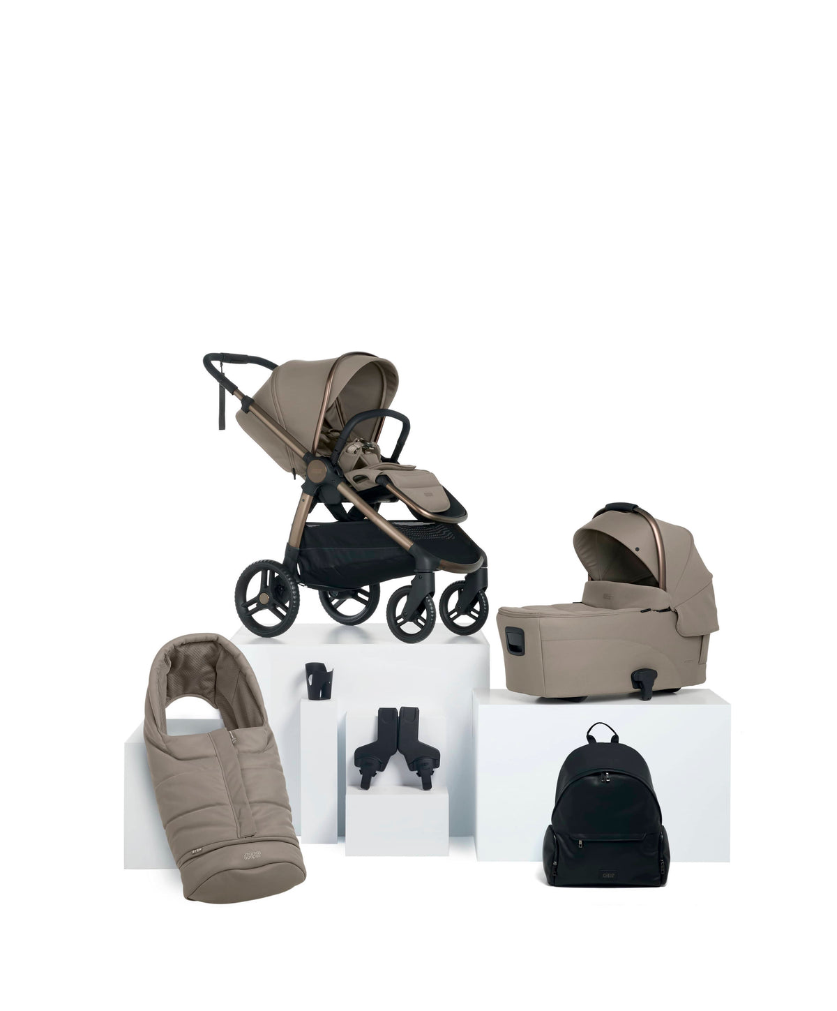 Mamas & Papas Ocarro 2 Essential Pushchair Bundle (6 Pieces) - Oatmeal