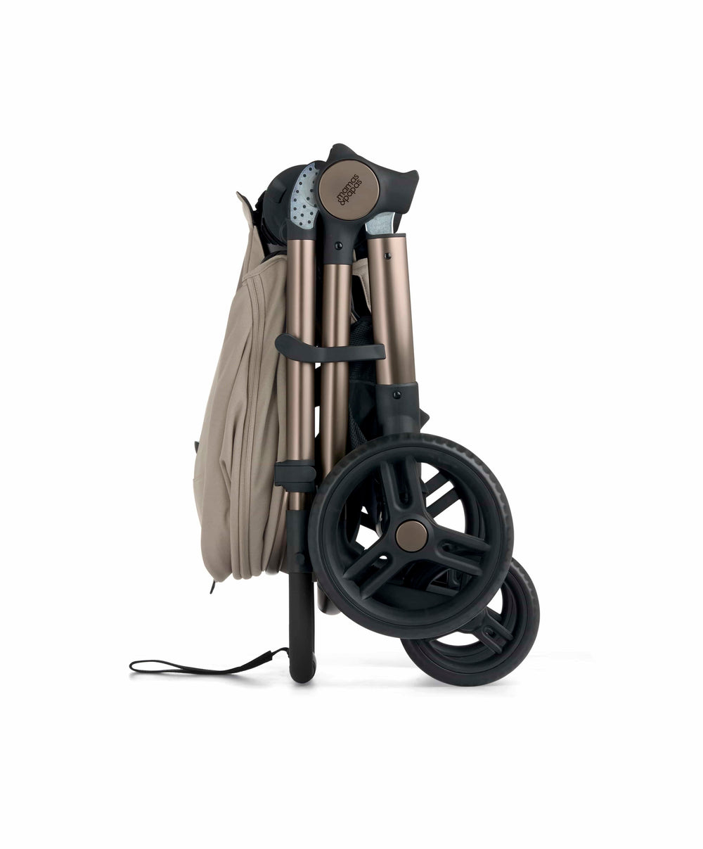 Mamas &amp; Papas Ocarro 2 Essential Pushchair Bundle with Cybex Aton B2 i-Size Baby Car Seat (8 Pieces) - Oatmeal