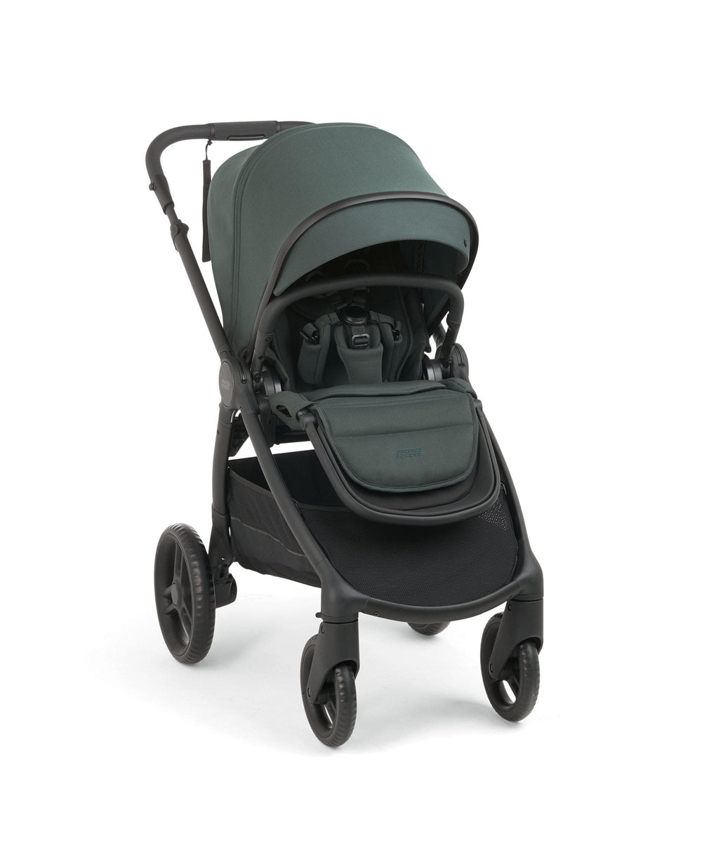 Mamas &amp; Papas Ocarro 2 Pushchair Bundle With Cybex Cloud T+ i-Size Rotating Baby Car Seat &amp; Base (8 Pieces) - Teal