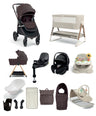 Mamas & Papas Ocarro 2 Pushchair Ultimate Newborn Bundle with Maxi-Cosi Pebble 360 Pro2 & Base (14 Pieces) - Americano