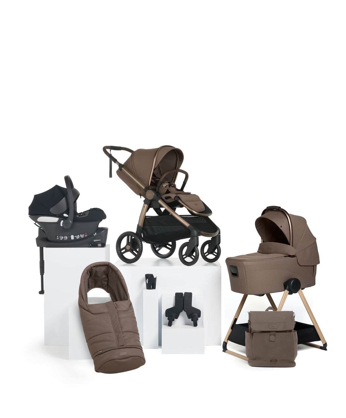 Mamas & Papas Ocarro² Complete Kit Aton B2 & CC stand - Crema