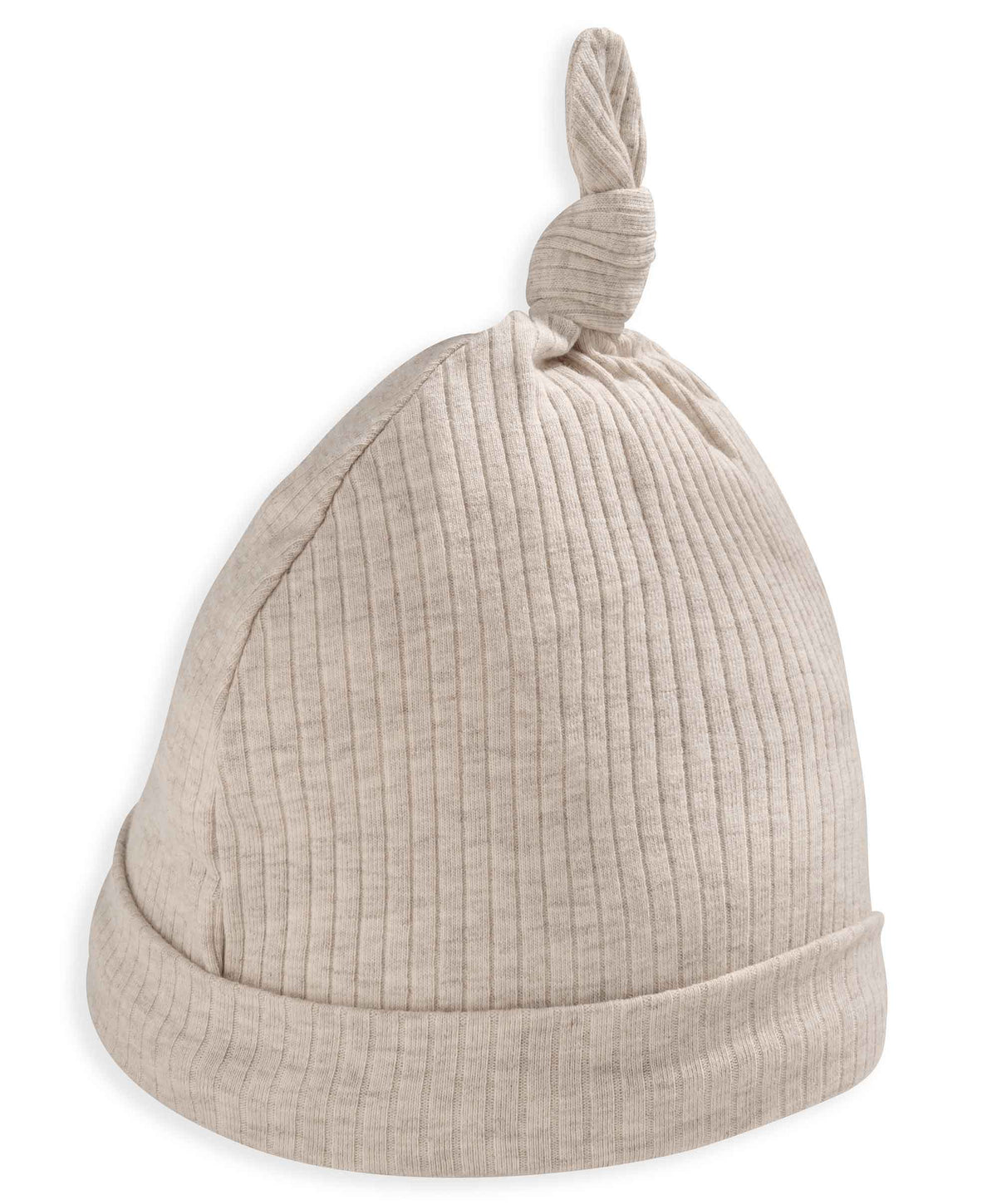 Mamas & Papas Other Clothing & Accessories Organic Cotton Ribbed Hat - Oatmeal