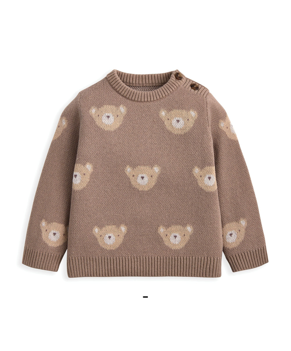 Mamas &amp; Papas Outfits &amp; Sets Bear Jacquard Knit Set (2 Pieces)