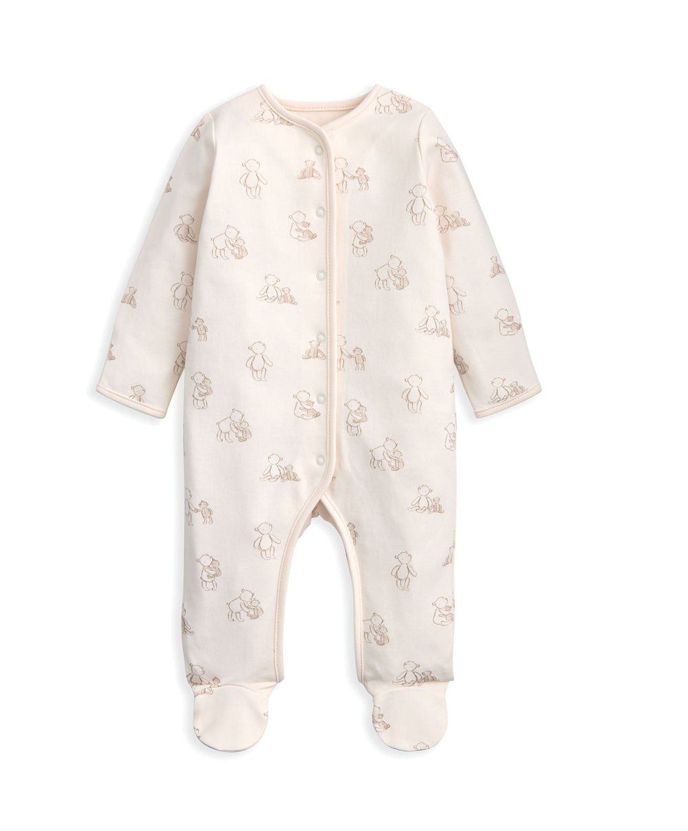 Mamas &amp; Papas Outfits &amp; Sets Bear Print All In Ones Bodysuit &amp; Hat Set (4 Pieces)