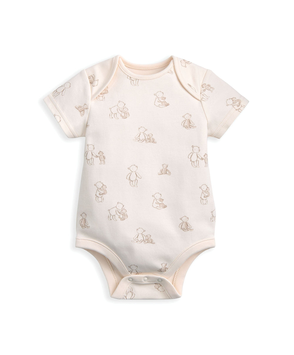 Mamas &amp; Papas Outfits &amp; Sets Bear Print All In Ones Bodysuit &amp; Hat Set (4 Pieces)
