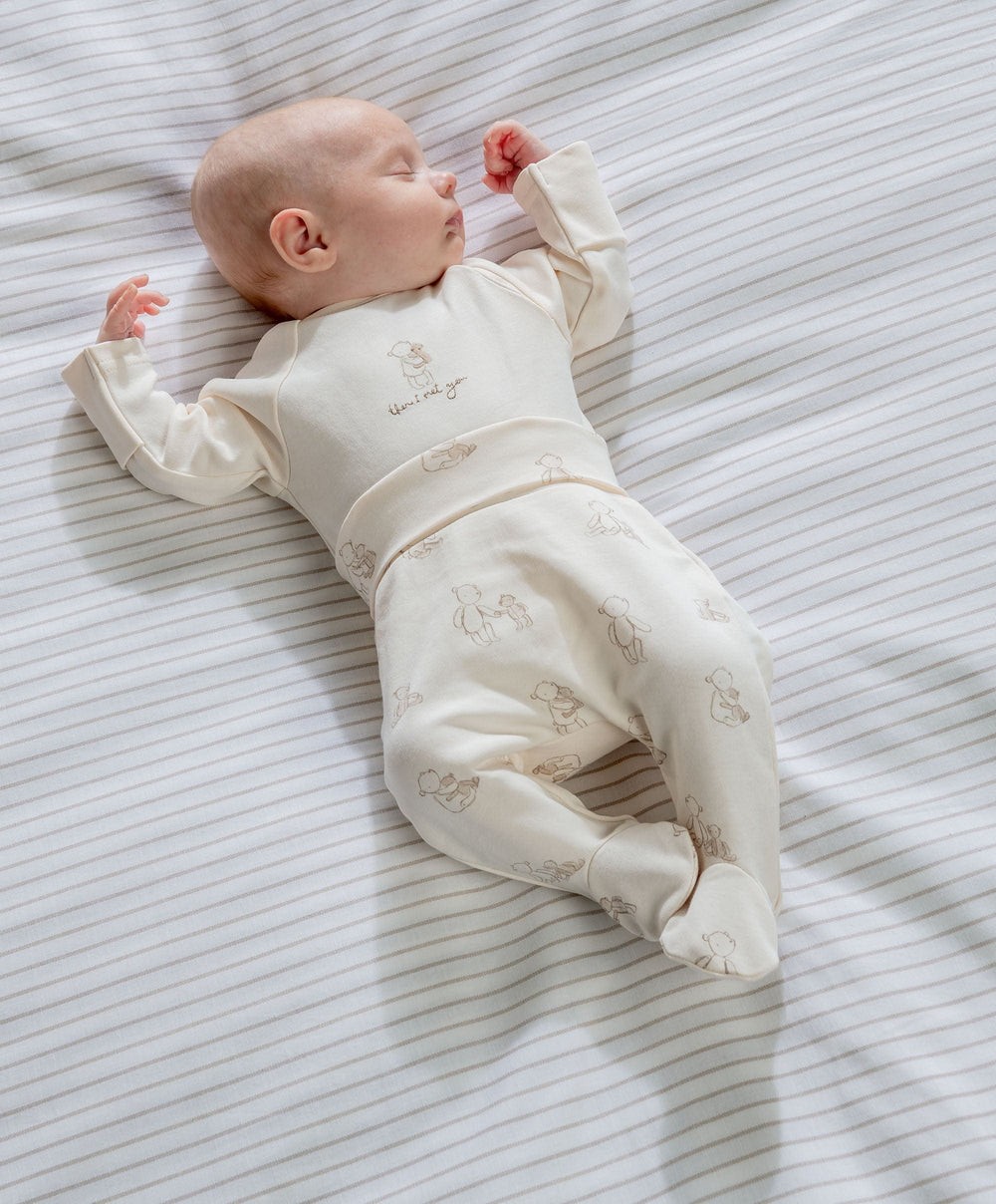 Mamas &amp; Papas Outfits &amp; Sets Bear Print Bodysuit &amp; Bottoms Set (2 Pieces)