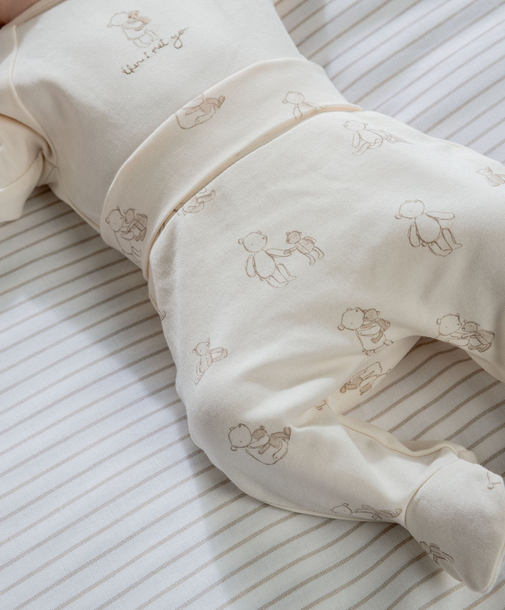 Mamas &amp; Papas Outfits &amp; Sets Bear Print Bodysuit &amp; Bottoms Set (2 Pieces)