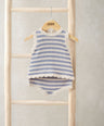Mamas & Papas Outfits & Sets Blue Striped Knitted Top & Shorts