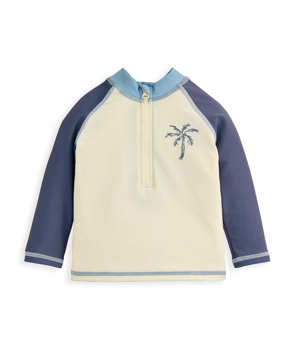 Mamas &amp; Papas Outfits &amp; Sets Board Shorts &amp; Long-sleeved Top Outfit Set