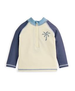 Mamas & Papas Outfits & Sets Board Shorts & Long-sleeved Top Outfit Set
