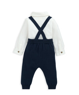 Mamas & Papas Outfits & Sets Bow Tie, Braces, Bodysuit & Trousers Outfit Set