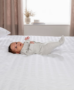 Mamas & Papas Outfits & Sets Cable Knit Top & Bottoms Set (2 Pieces) - Grey