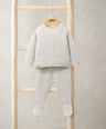 Mamas & Papas Outfits & Sets Cable Knit Top & Bottoms Set (2 Pieces) - Grey