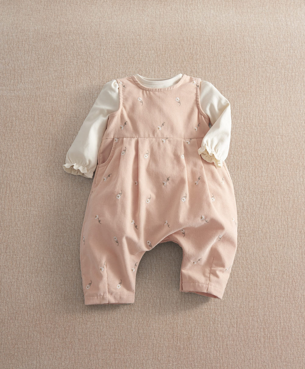 Mamas &amp; Papas Outfits &amp; Sets Corduroy Embroidered Romper Set
