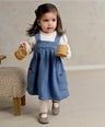 Mamas & Papas Outfits & Sets Denim Pinny Dress & Heart Bodysuit Set