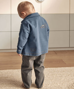 Mamas & Papas Outfits & Sets Denim Shacket & T-Shirt