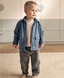 Mamas & Papas Outfits & Sets Denim Shacket & T-Shirt