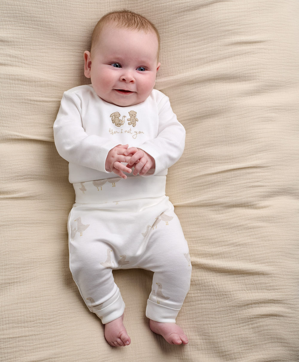 Mamas &amp; Papas Outfits &amp; Sets Duck Print Bodysuit &amp; Leggings Set
