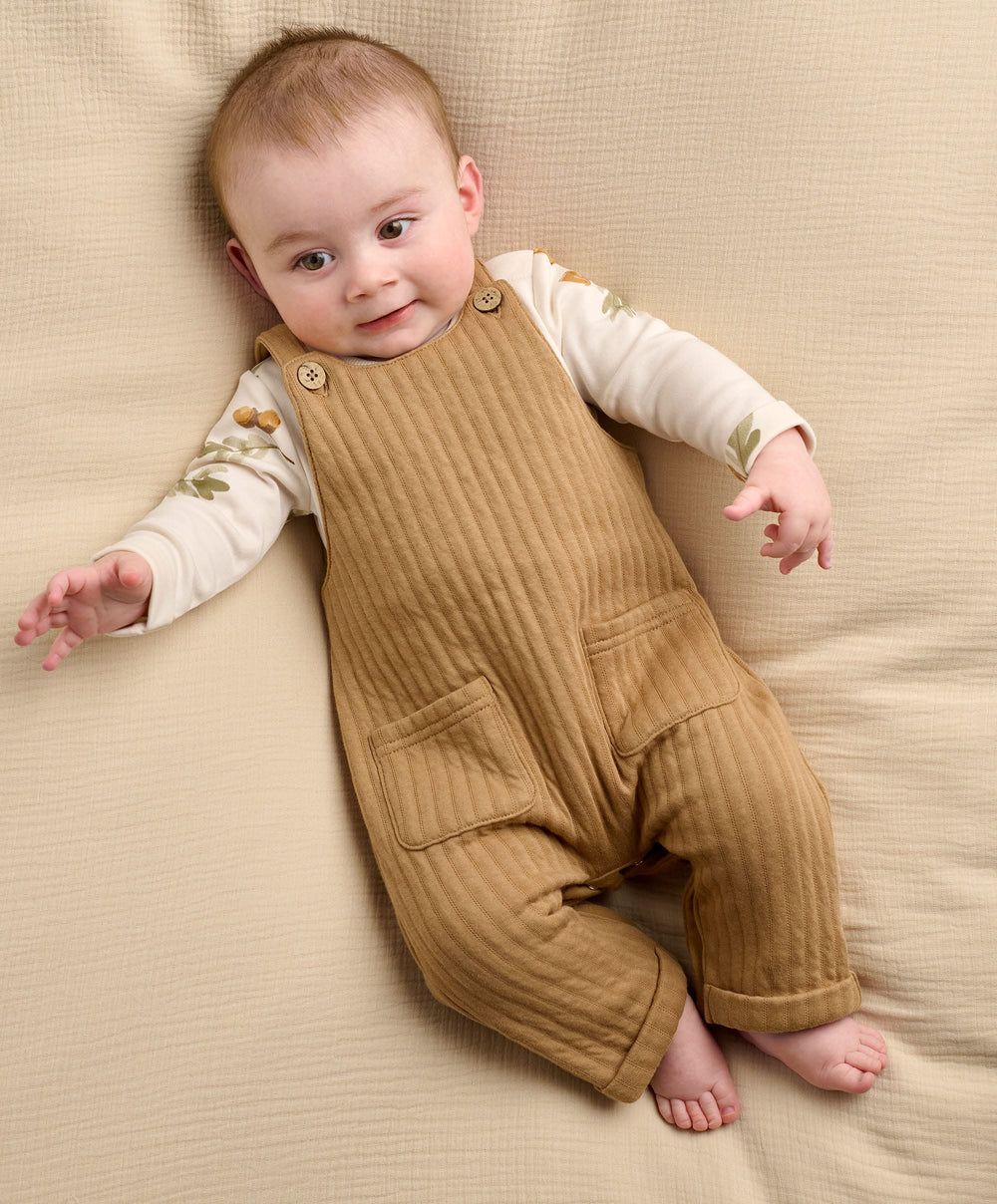 Mamas &amp; Papas Outfits &amp; Sets Dungaree &amp; Acorn Bodysuit Outfit Set