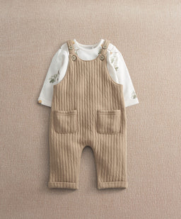 Mamas & Papas Outfits & Sets Dungaree & Acorn Bodysuit Outfit Set