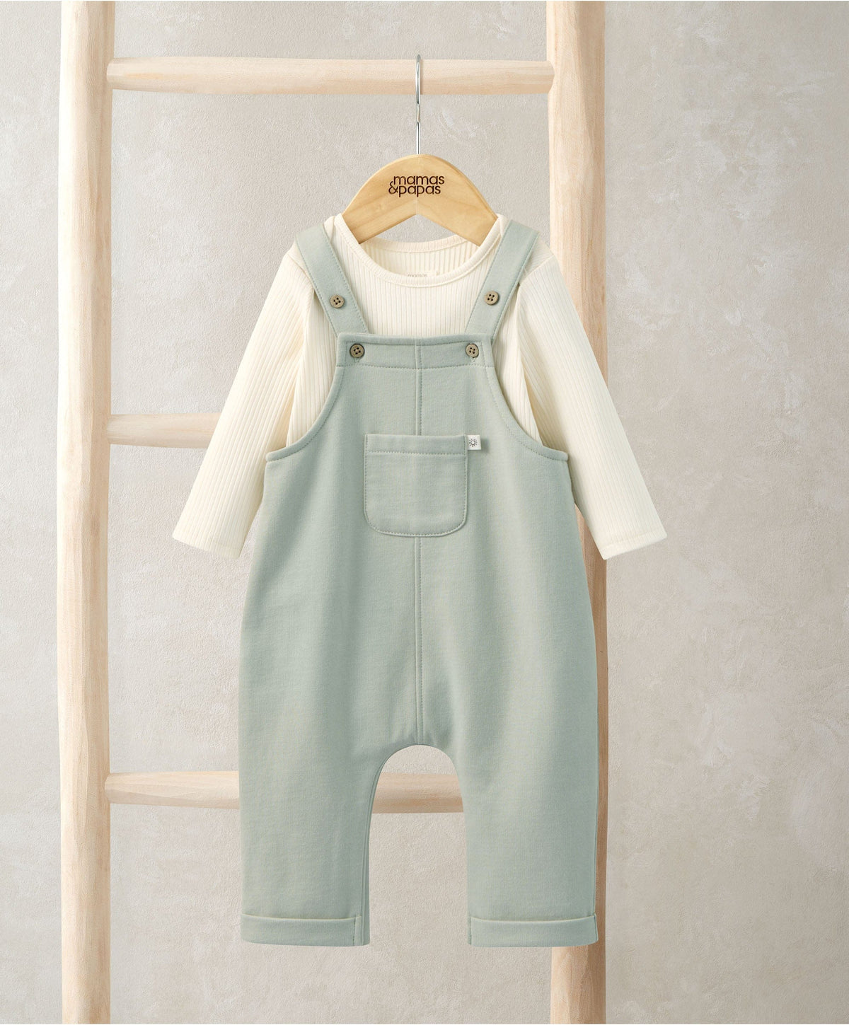 Mamas & Papas Outfits & Sets Dungaree & Bodysuit Set